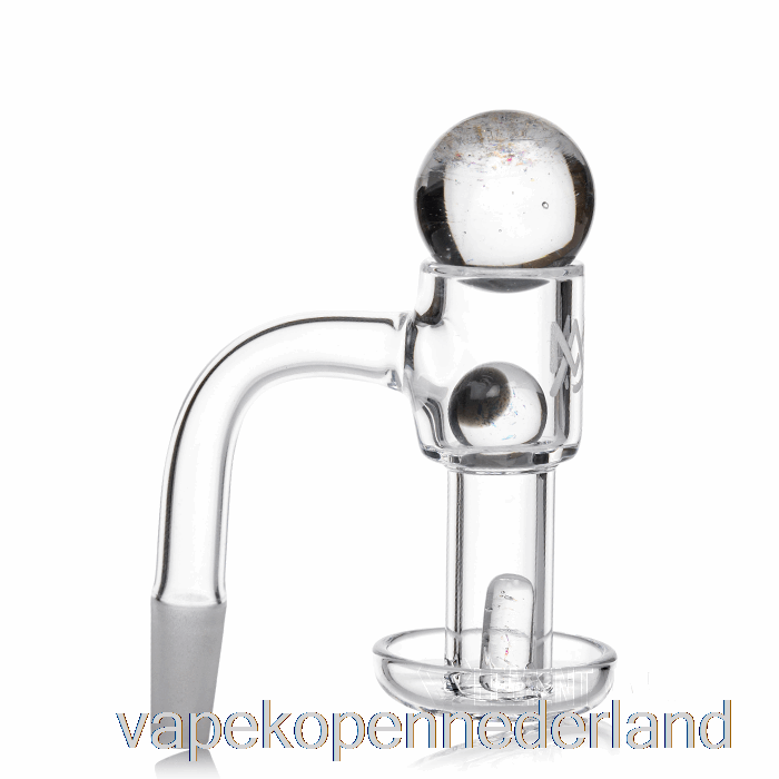 Elektronische Sigaret Vape Mj Arsenaal 10 Mm Premium Kwarts Terp Slurper Emmer Banger Zilver - Half Gelast